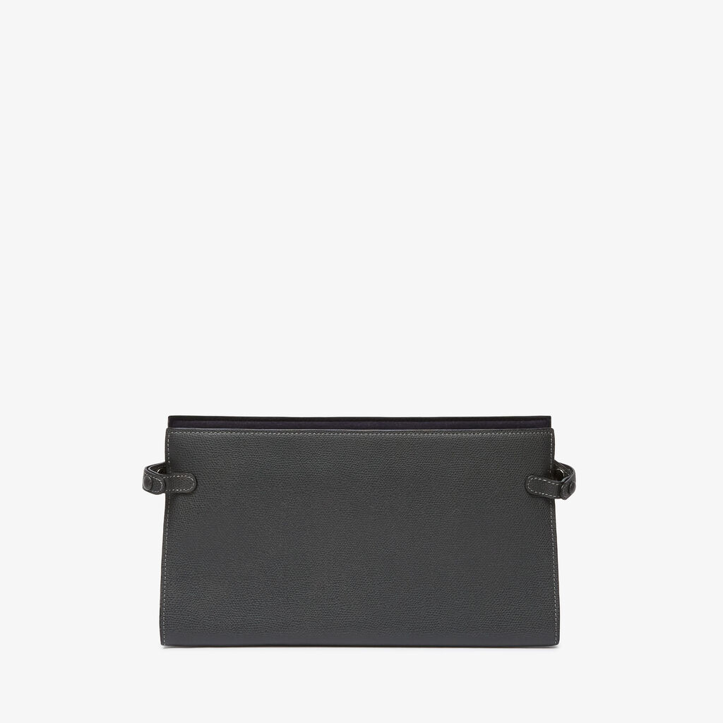Folding Cable Organizer - Smokey Grey - Vitello VS - Valextra - 1