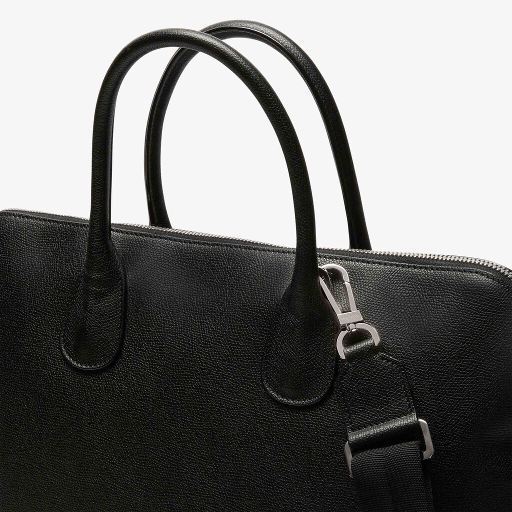 MyLogo Bowling Bag - Black - Vitello VS - Valextra - 5