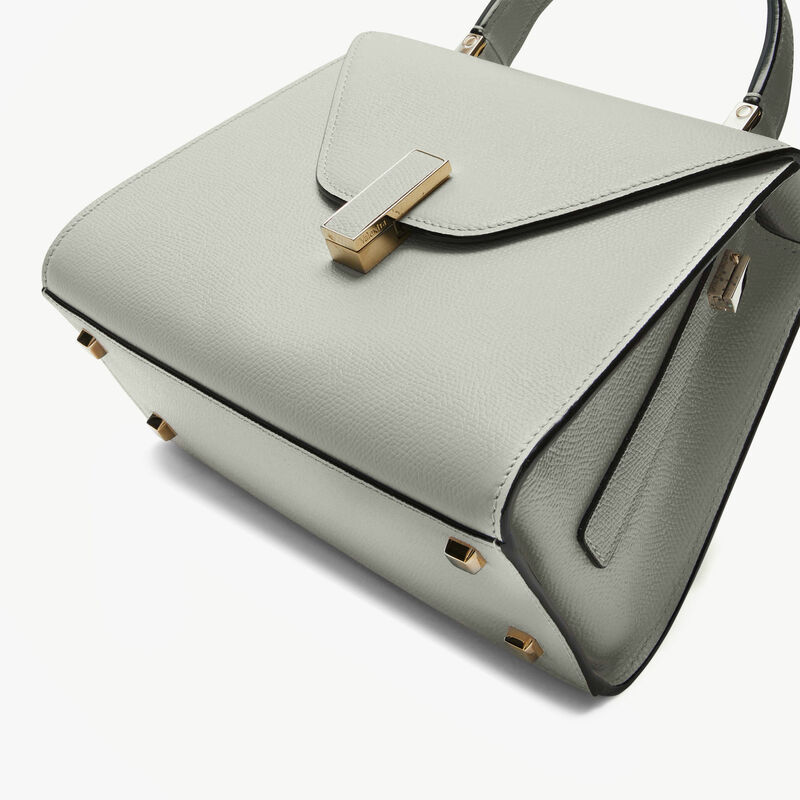 Iside Top handle mini bag - Off White - Millepunte calf leather - Valextra - 4