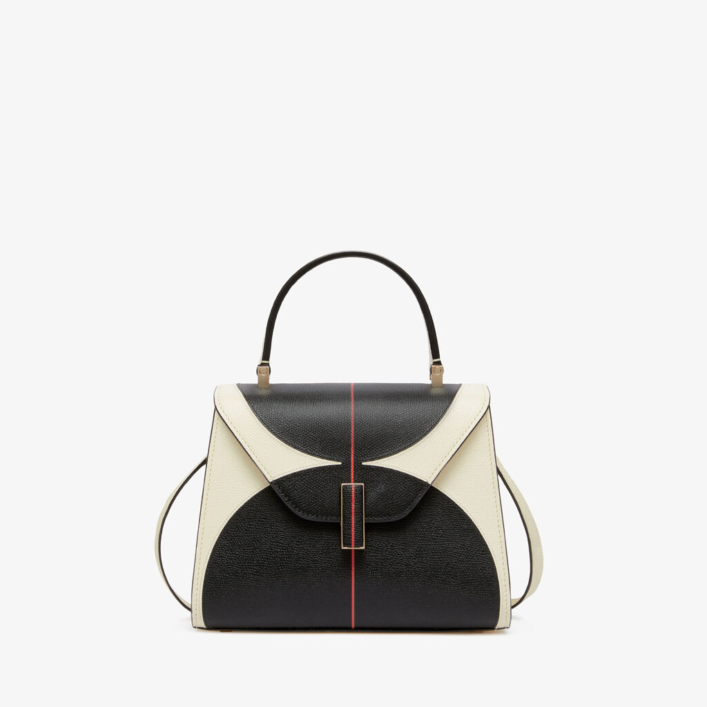 Iside Intarsia Balance Mini Bag - - Vitello VS-Intarsio Doppio Semicerchio - Valextra - 1