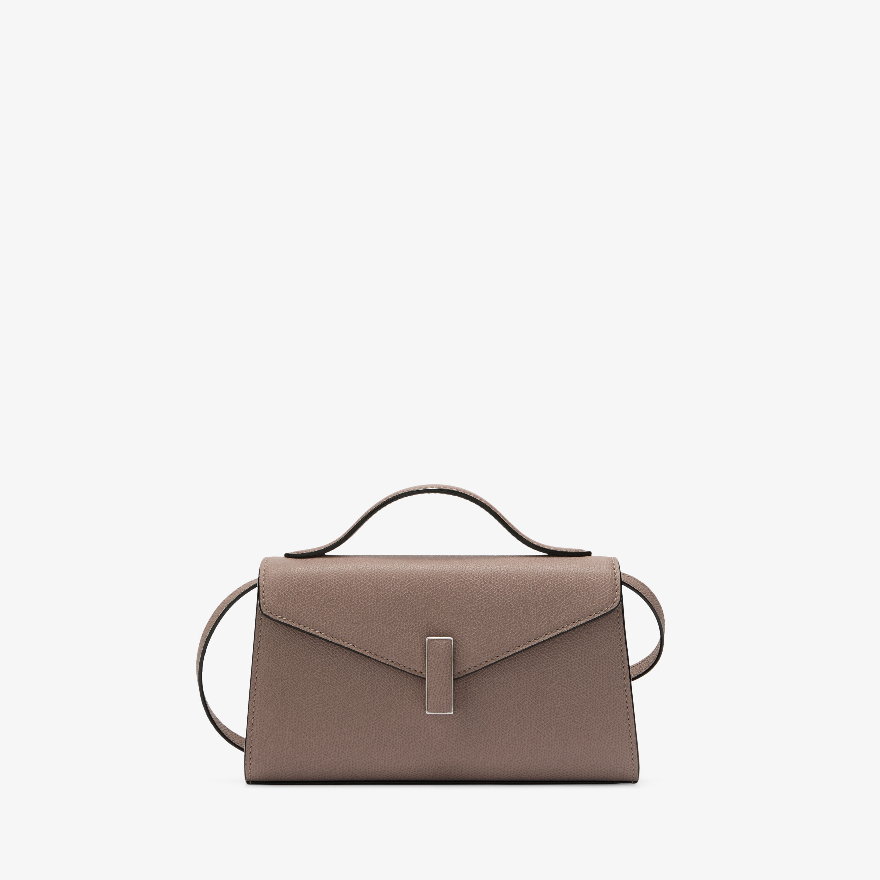 Women's Beige Luxury Leather Iside Tìn Top Handle Bag | Valextra