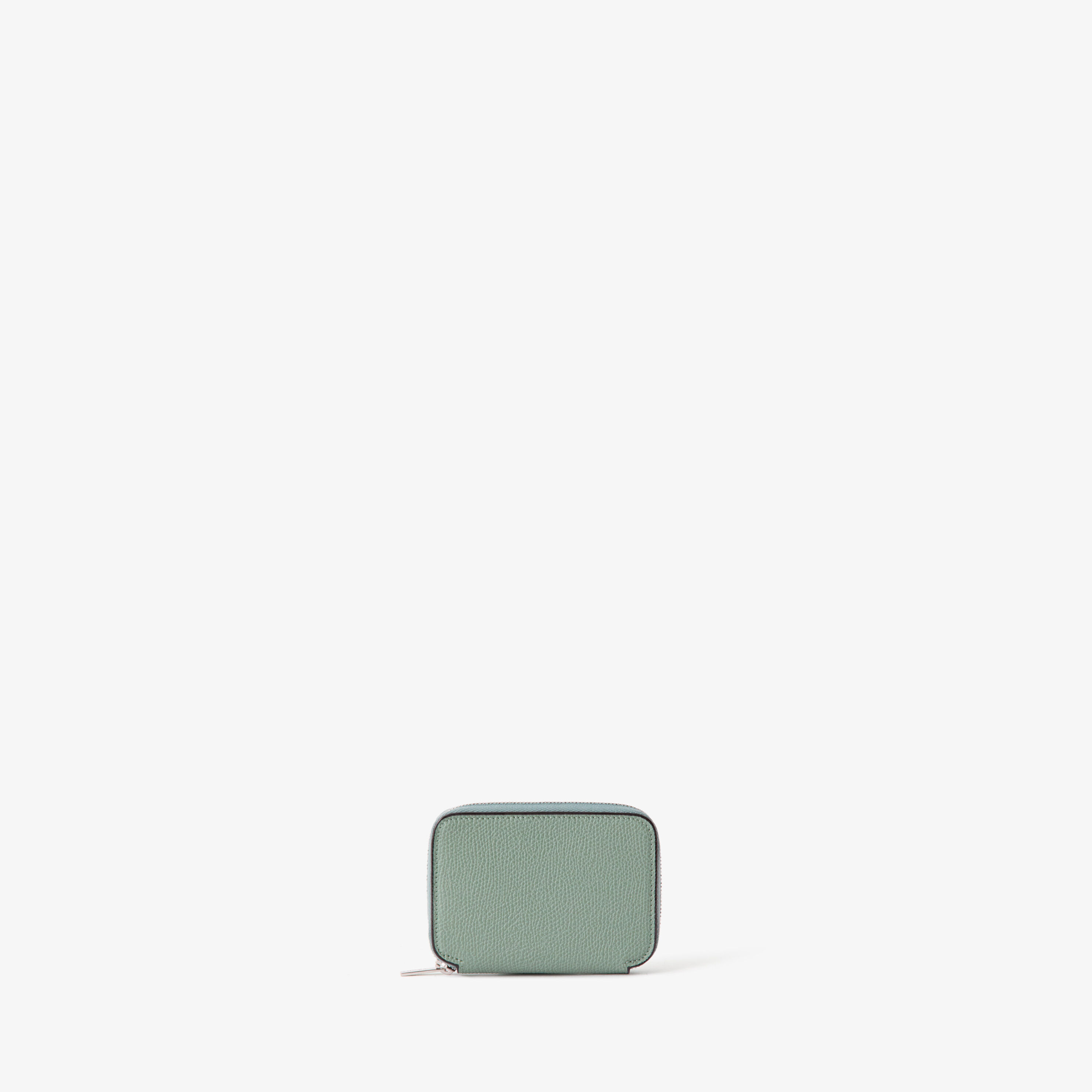 Green Leather Luxury compact card holder | Valextra Zip Around