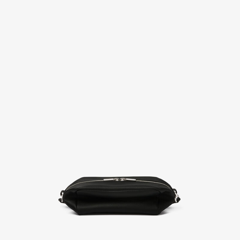 Origami Crossbody Mini Bag - Black - Millepunte Soft calf leather - Valextra - 1