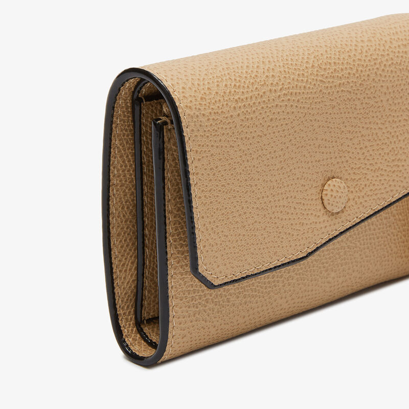 Pocket Purse 6CC - Cashmere Beige - Millepunte calf leather - Valextra - 3
