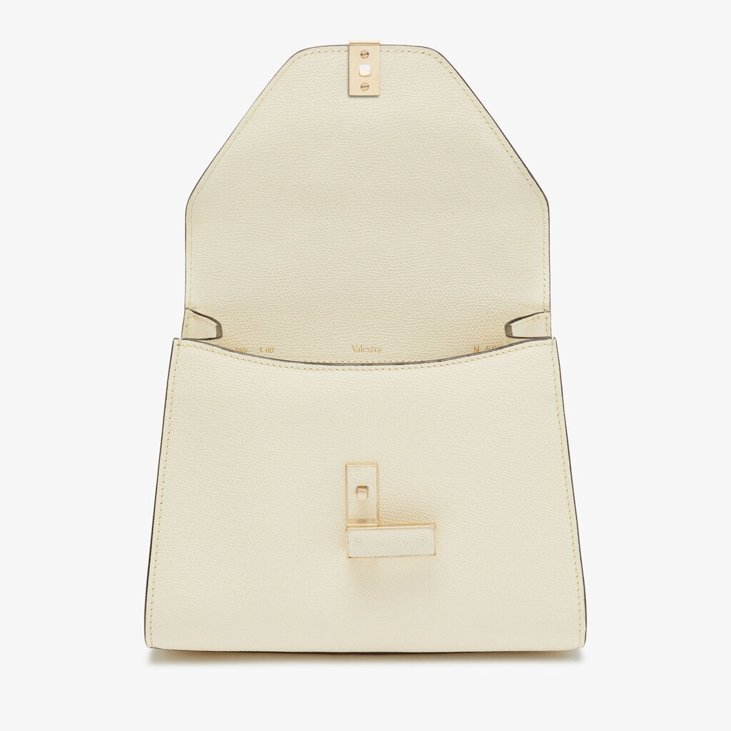Iside Top handle mini bag - Pergamena White - Vitello VS - Valextra - 7