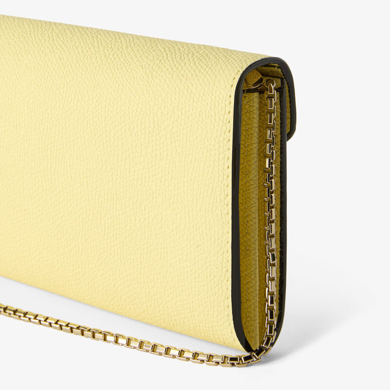 Iside Continental Purse with Chain -  - Millepunte calf leather - Valextra - 4