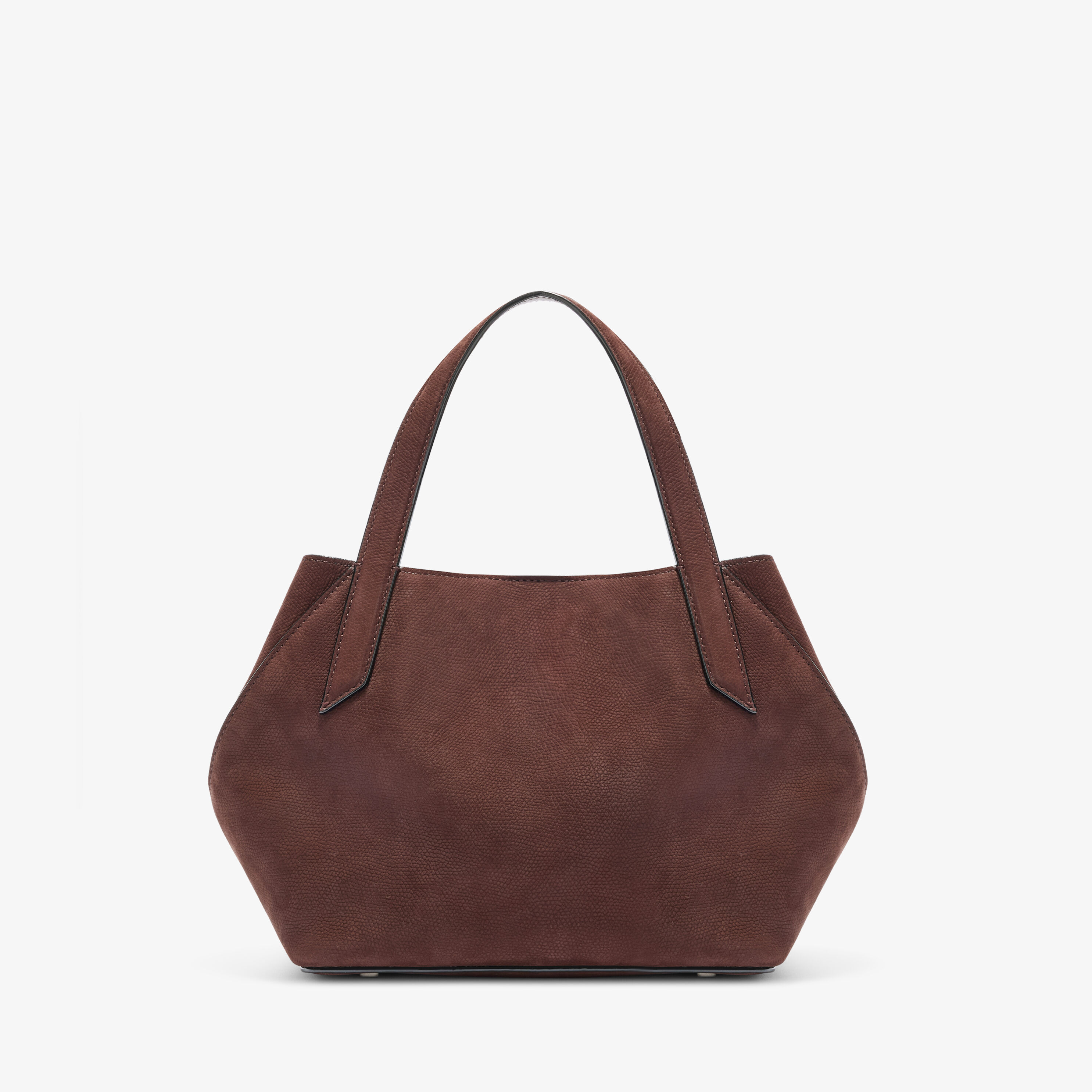 Women's Brown Luxury Leather Gio Senso Two Handles Bag | Valextra
