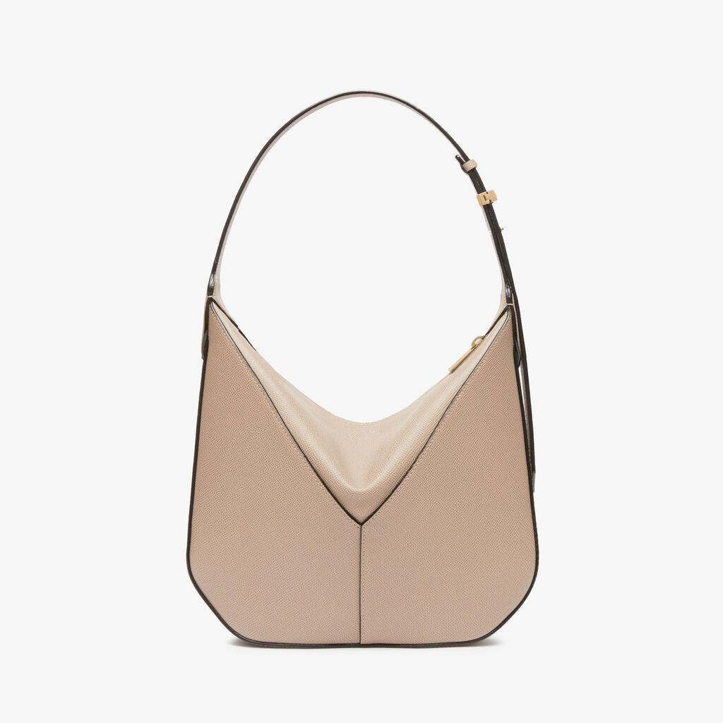 Vivi Hobo Mini Bag - - Vitello Millepunte Soft - Valextra - 6