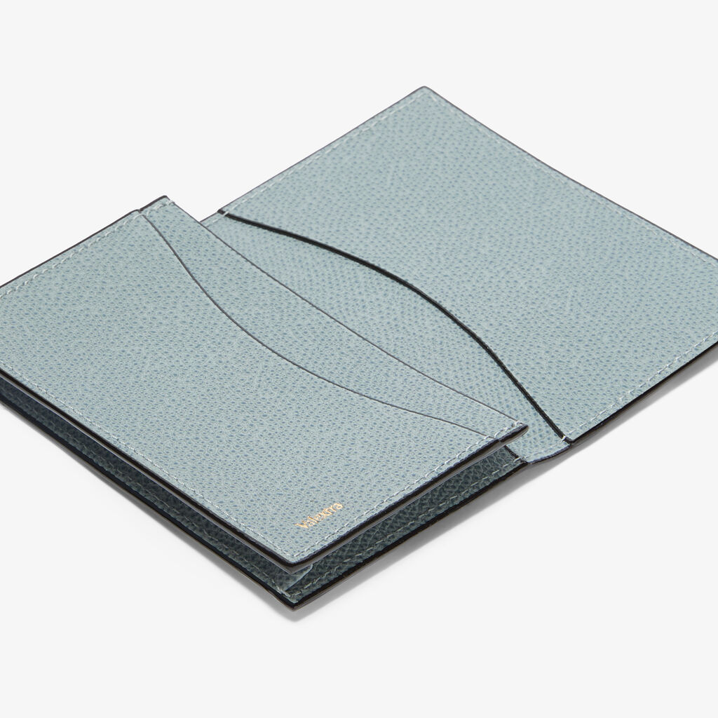 Lily Card Case Onda -  - Vitello VS-Intarsio+Ricamo Giglio - Valextra - 2