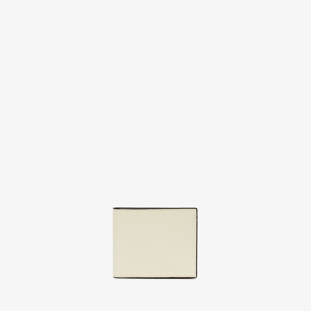 Bifold wallet 6 cc - Pergamena White - Vitello VS - Valextra - 1
