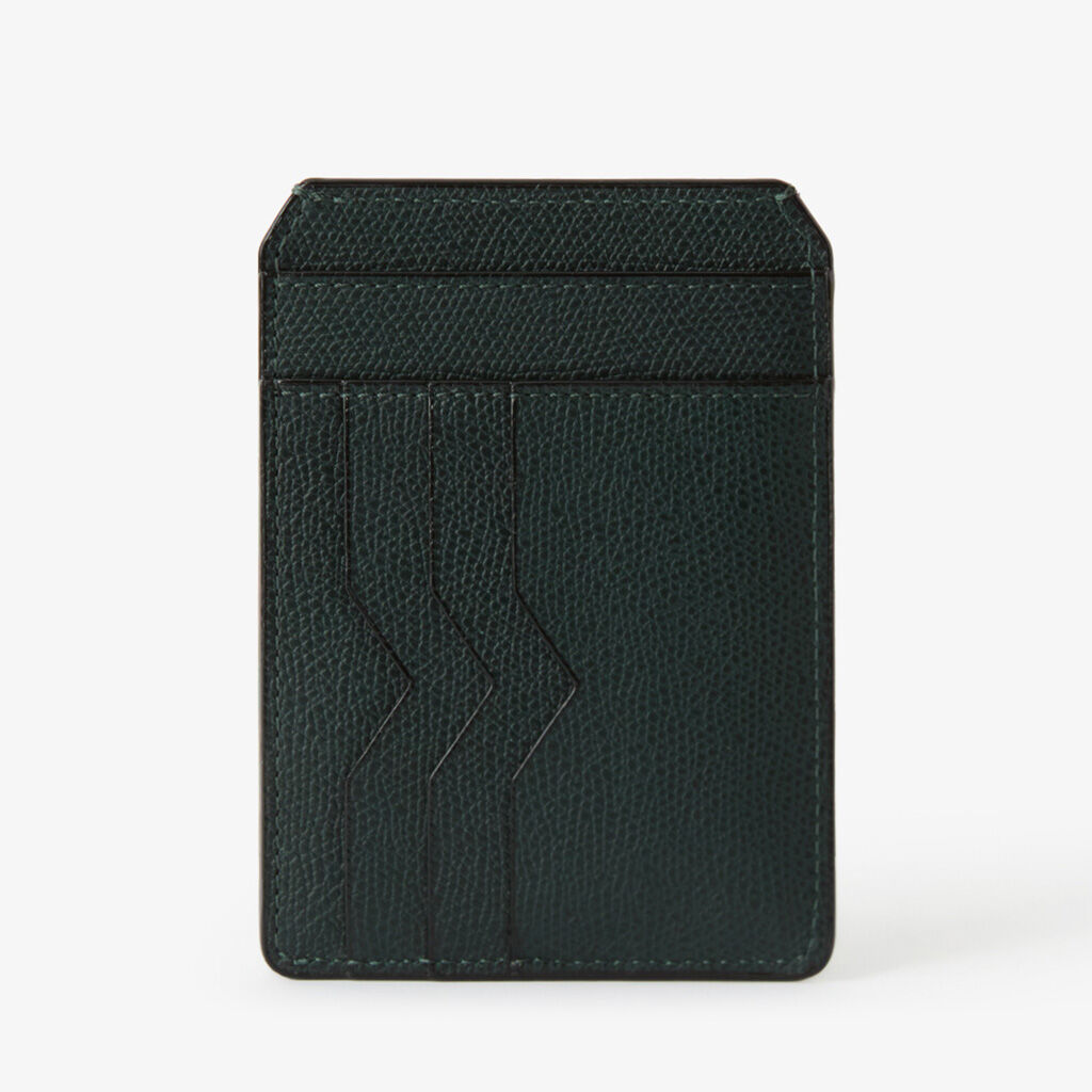 Card Case and Document Holder - Valextra Green - Vitello VS - Valextra - 4
