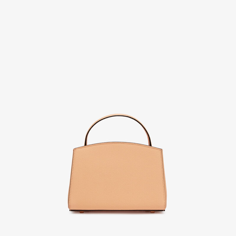 Brera crossbody micro bag - Sunset Orange - Millepunte calf leather - Valextra - 6
