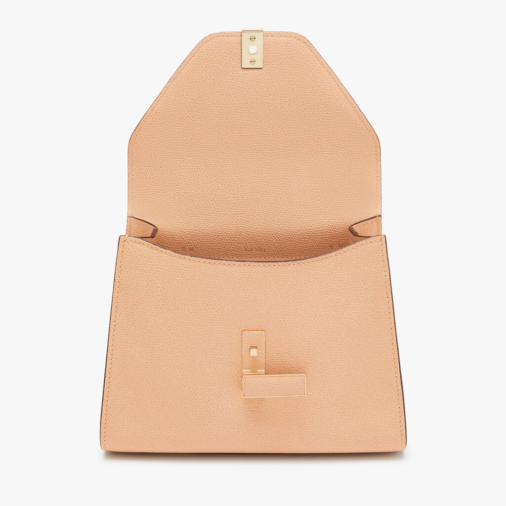 Iside Top handle mini bag - Powder Pink - Vitello VS - Valextra - 7