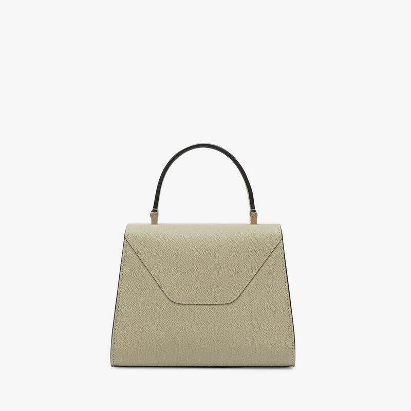 Iside Top handle mini bag - Tundra Green - Millepunte calf leather - Valextra - 6