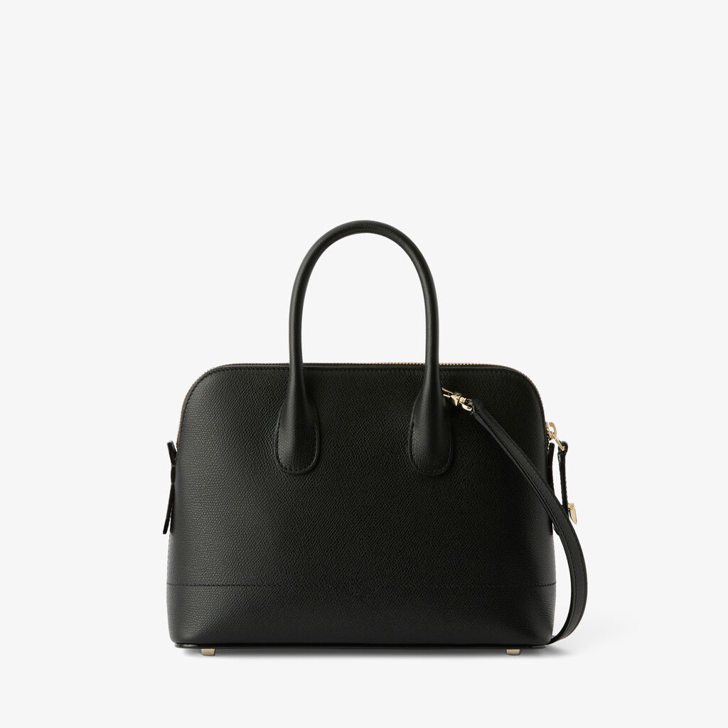 MyLogo Bowling Mini Bag - Black - Vitello VS - Valextra - 1