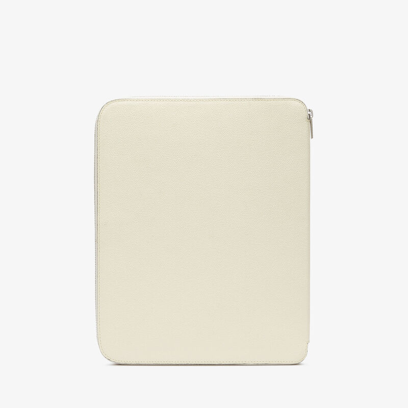 Zip Around Writing Folder A4 - Pergamena White - Millepunte calf leather - Valextra - 4