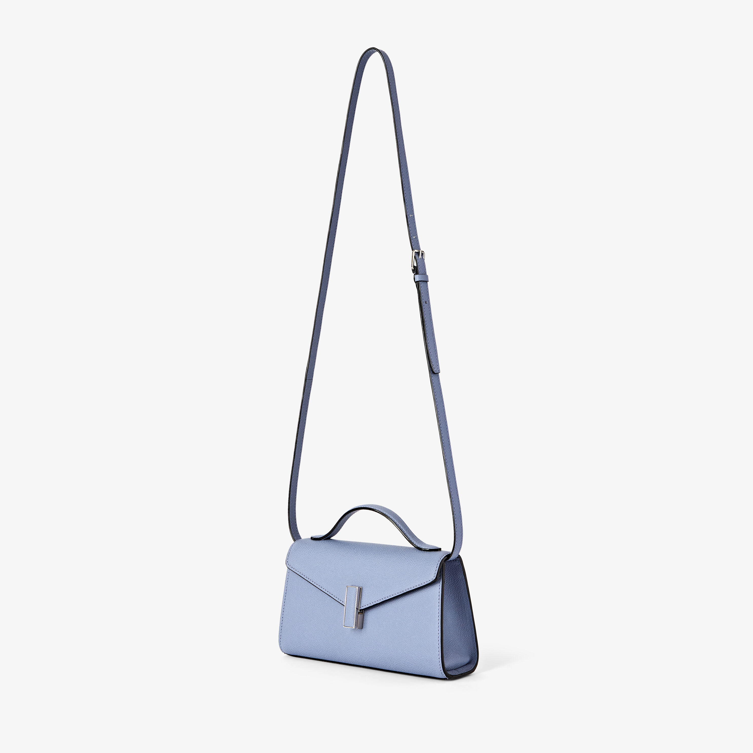 Women's Light Blue Luxury Leather Iside Tìn Handle Bag | Valextra