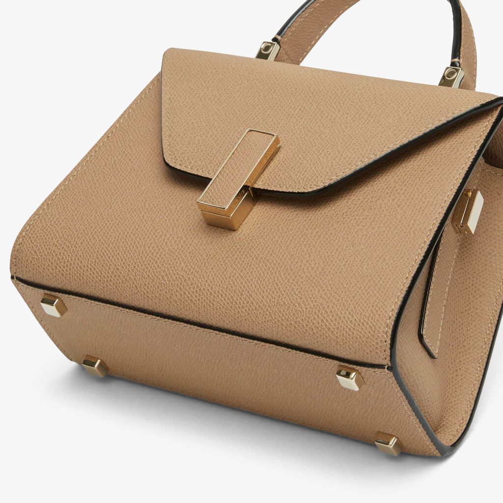 Iside crossbody micro bag - Cashmere Beige - Vitello VS - Valextra - 4