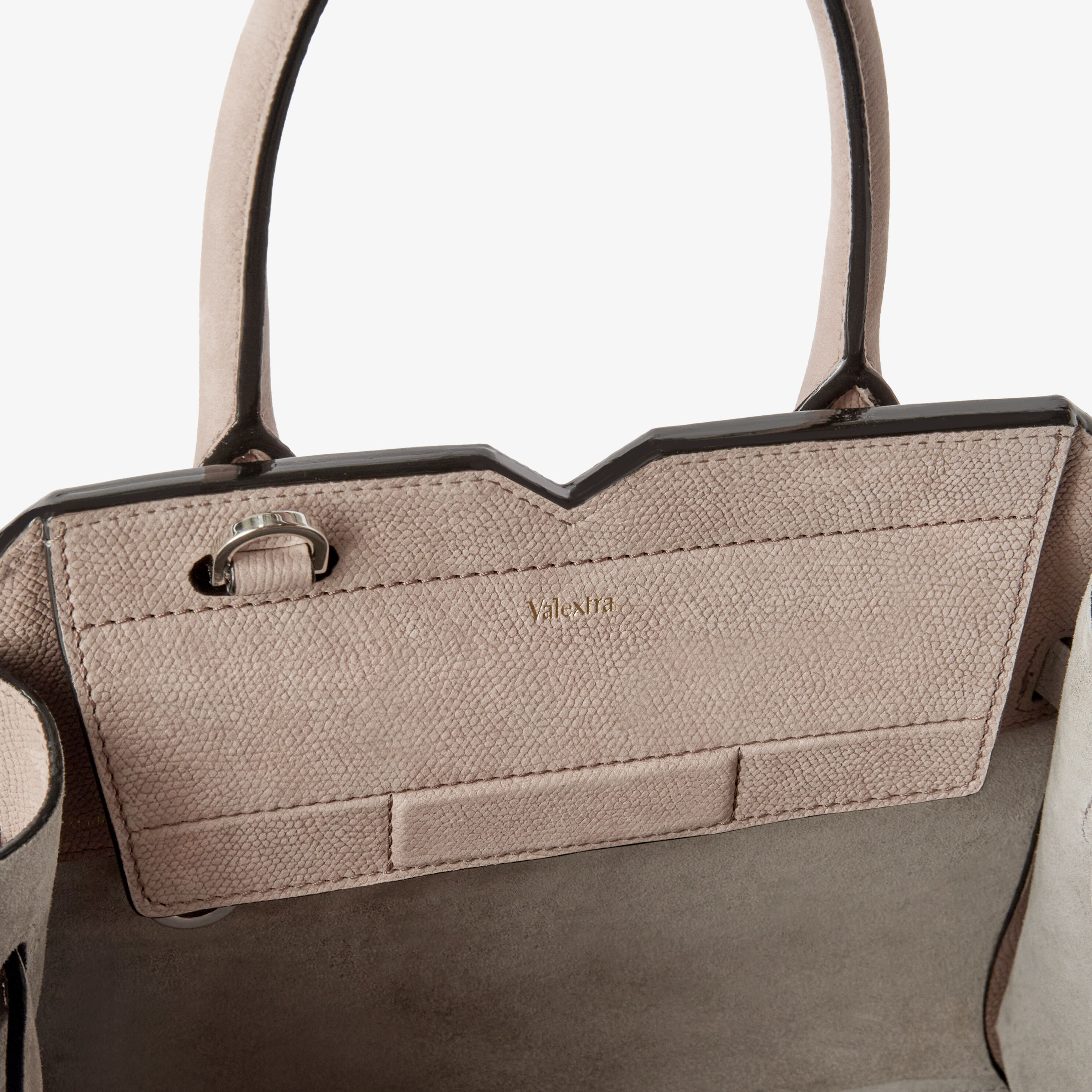 Women's Nude Pink Luxury Leather Two Handles Mini Bag | Valextra