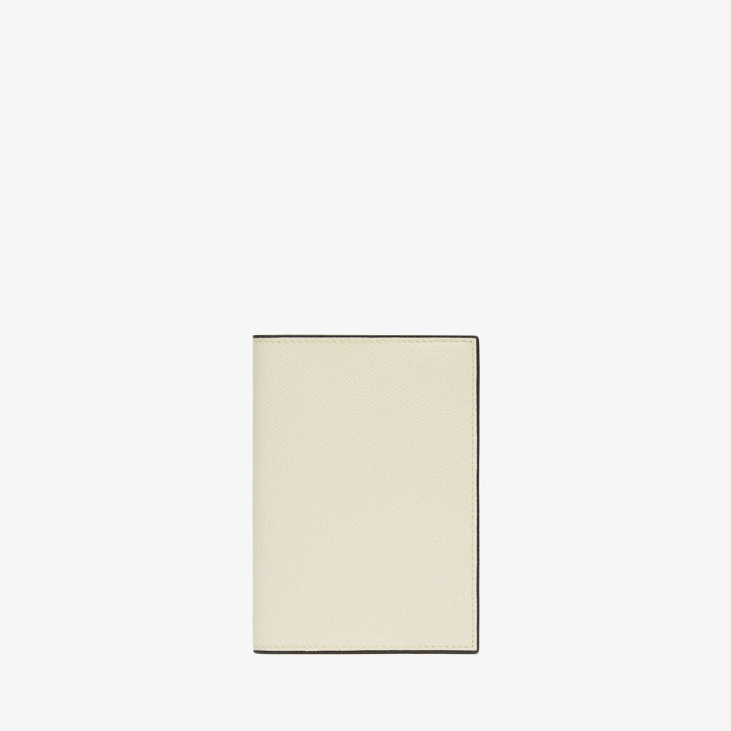 Passport Holder - Pergamena White - Vitello VS - Valextra - 1