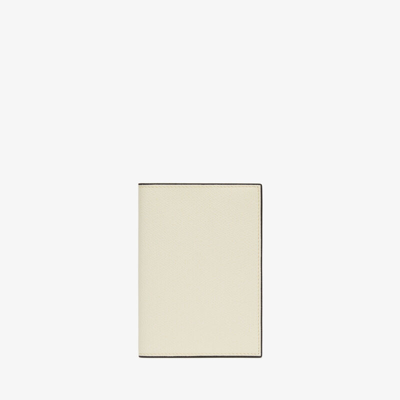 Passport Holder - Pergamena White - Millepunte calf leather - Valextra - 1