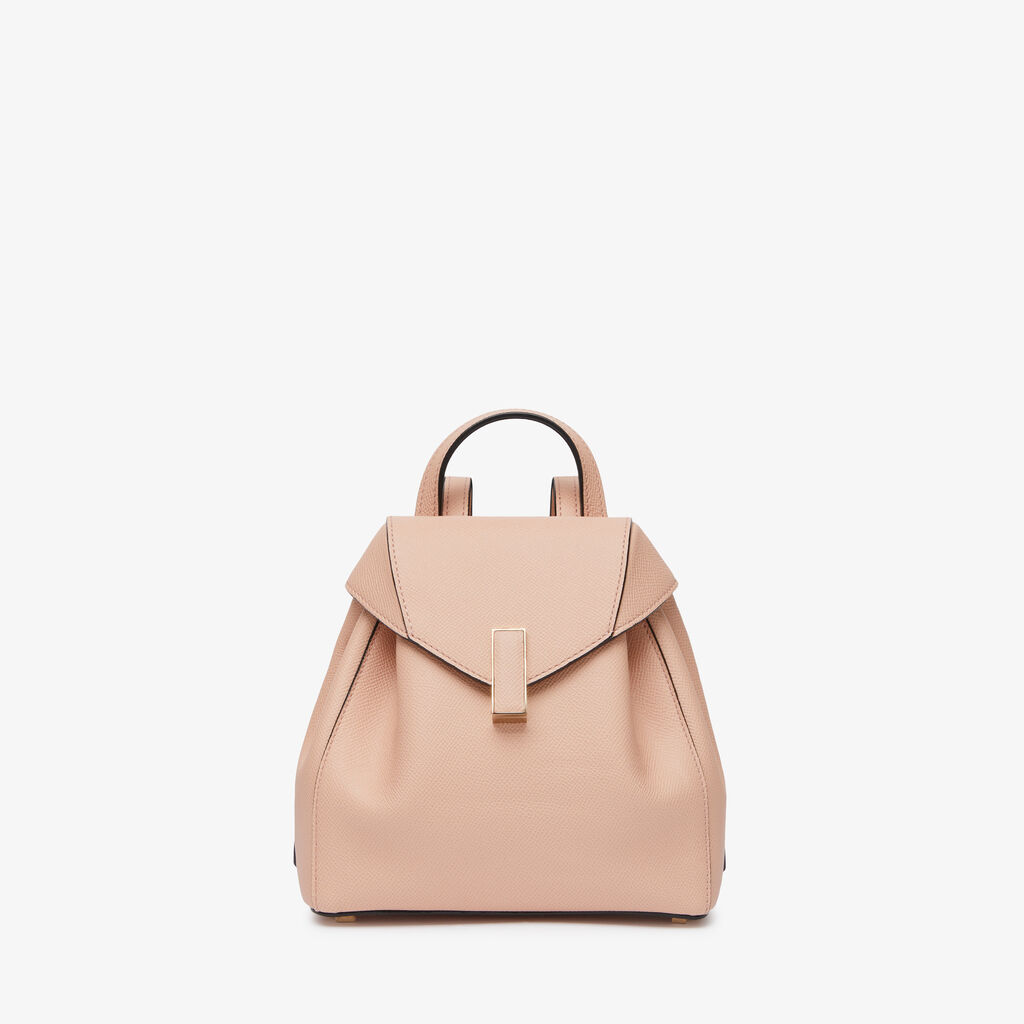 Iside Mini Backpack - Bonne Mine Pink - Vitello Millepunte Soft - Valextra - 1