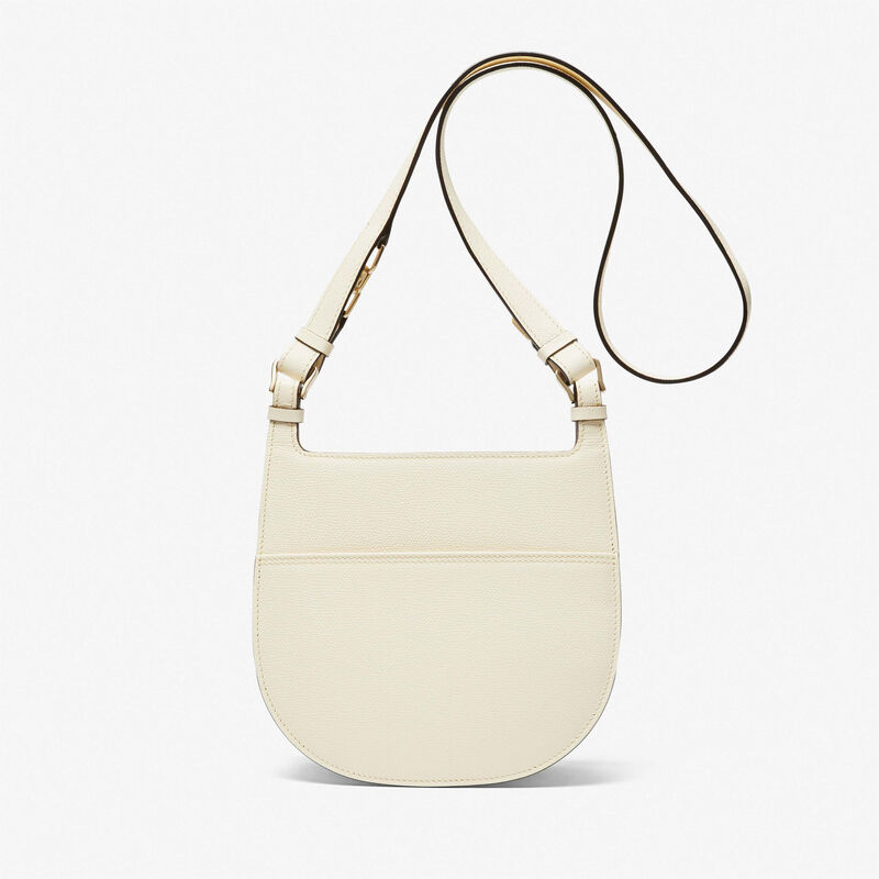 Hobo Weekend Mini Bag - Pergamena White - Millepunte calf leather - Valextra - 6