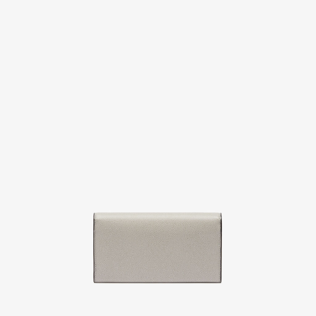 Brera continental purse - Ash Grey - Vitello VS - Valextra - 4