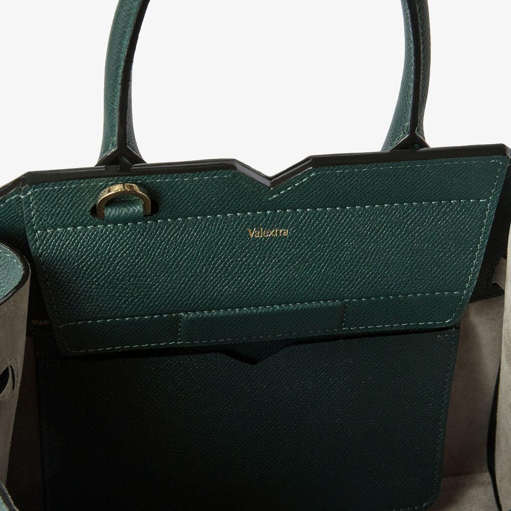Milano Two Handles Mini Bag -  - Vitello Millepunte Soft - Valextra - 5