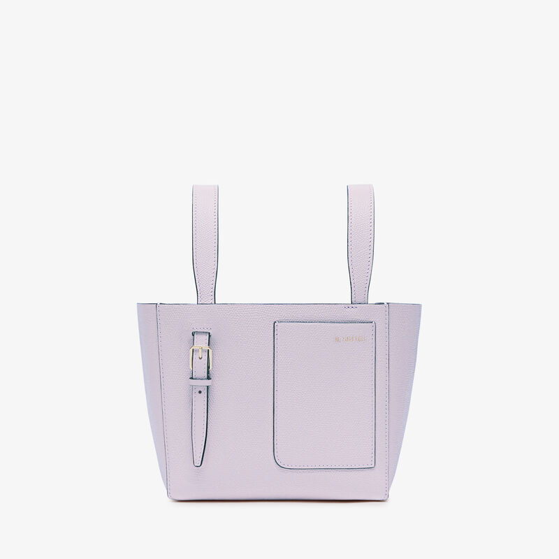 Soft Bucket Micro bag - Wisteria Pink - Millepunte calf leather - Valextra - 1