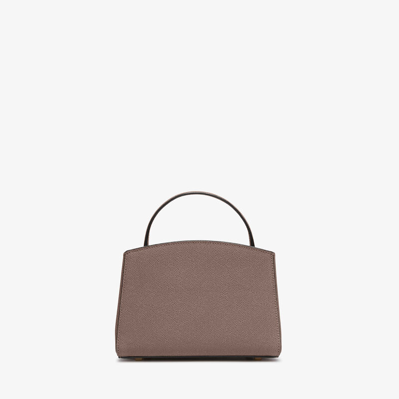 Brera crossbody micro bag - Sahara Brown - Millepunte calf leather - Valextra - 6