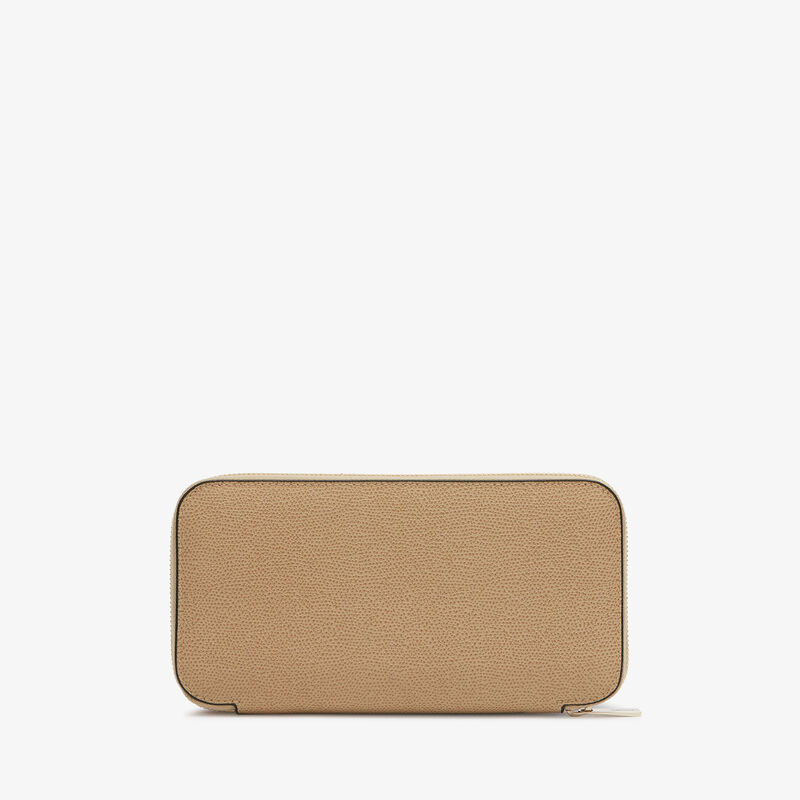 Zip Around 10 CC Wallet - Cashmere Beige - Millepunte calf leather - Valextra - 1