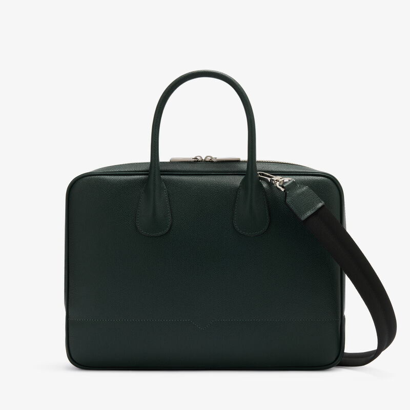 MyLogo Laptop Bag - Valextra Green - Millepunte calf leather - Valextra - 1