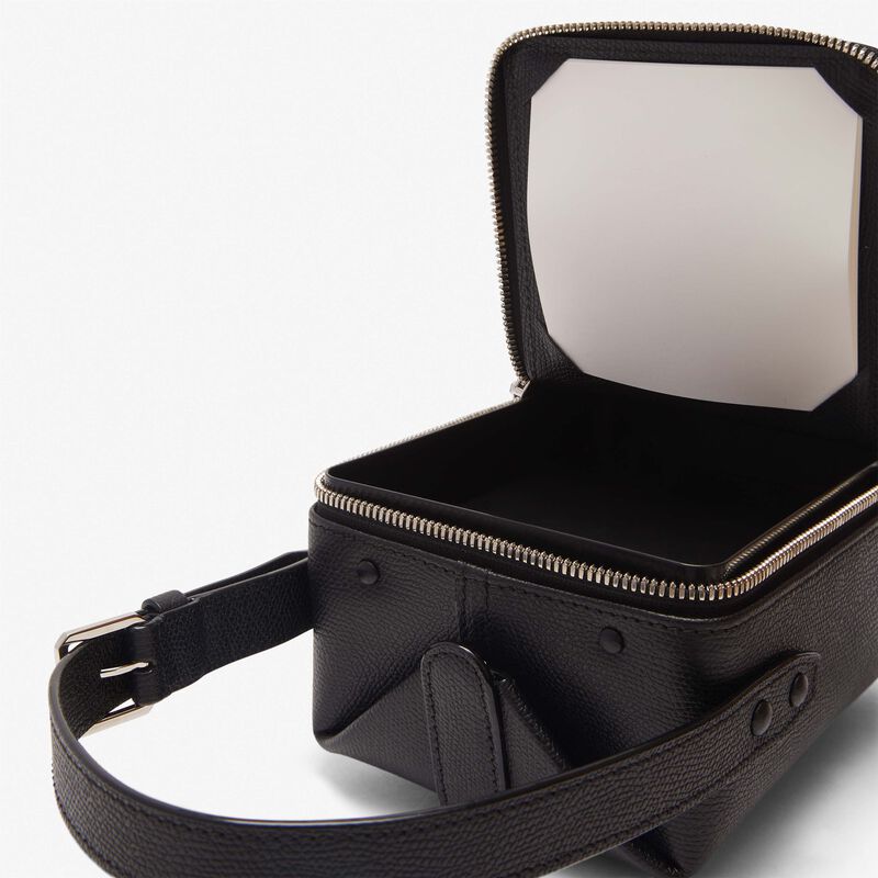 Tric Trac Bag - Black - Millepunte calf leather - Valextra - 6