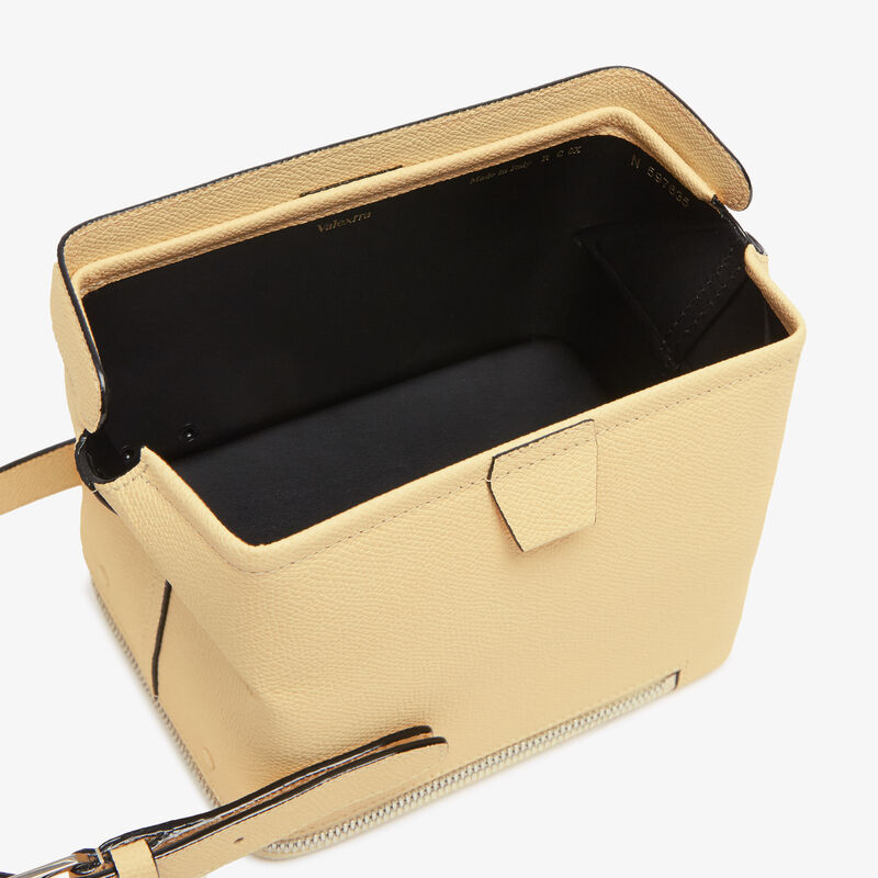 Tric Trac Bag - Cream Yellow - Millepunte calf leather - Valextra - 5