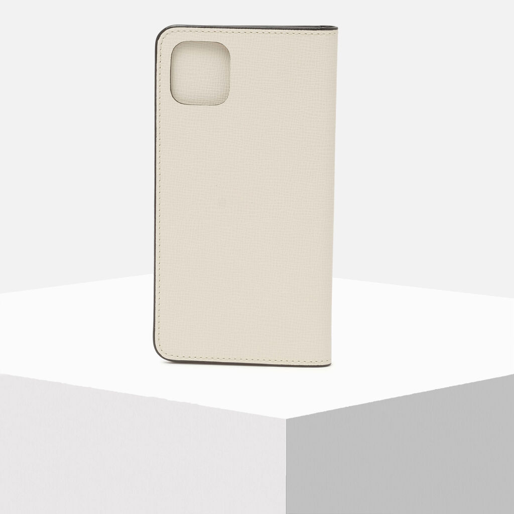 Iphone 11 Pro Max Case - Pergamena White - Cuoio VL - Valextra - 3