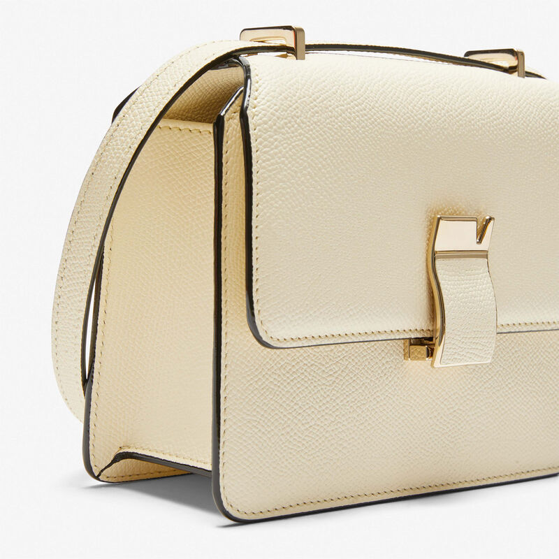 Nolo crossbody Mini bag - Pergamena White - Vitello VS - Valextra - 4