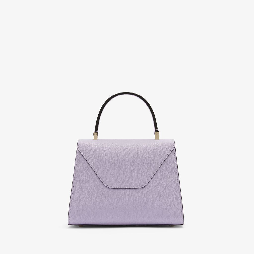 Iside Top Handle Mini Bag - Wisteria Pink - Vitello VS - Valextra - 6