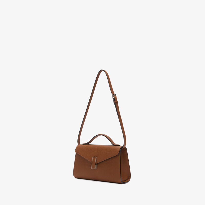 Iside T&igrave;n Top Handle Bag - Chocolate Brown - Millepunte calf leather - Valextra - 5