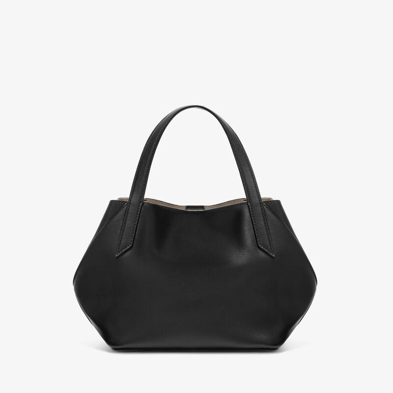 Gio Sublime Two Handles Bag - Black - Sublime smooth leather - Valextra - 1