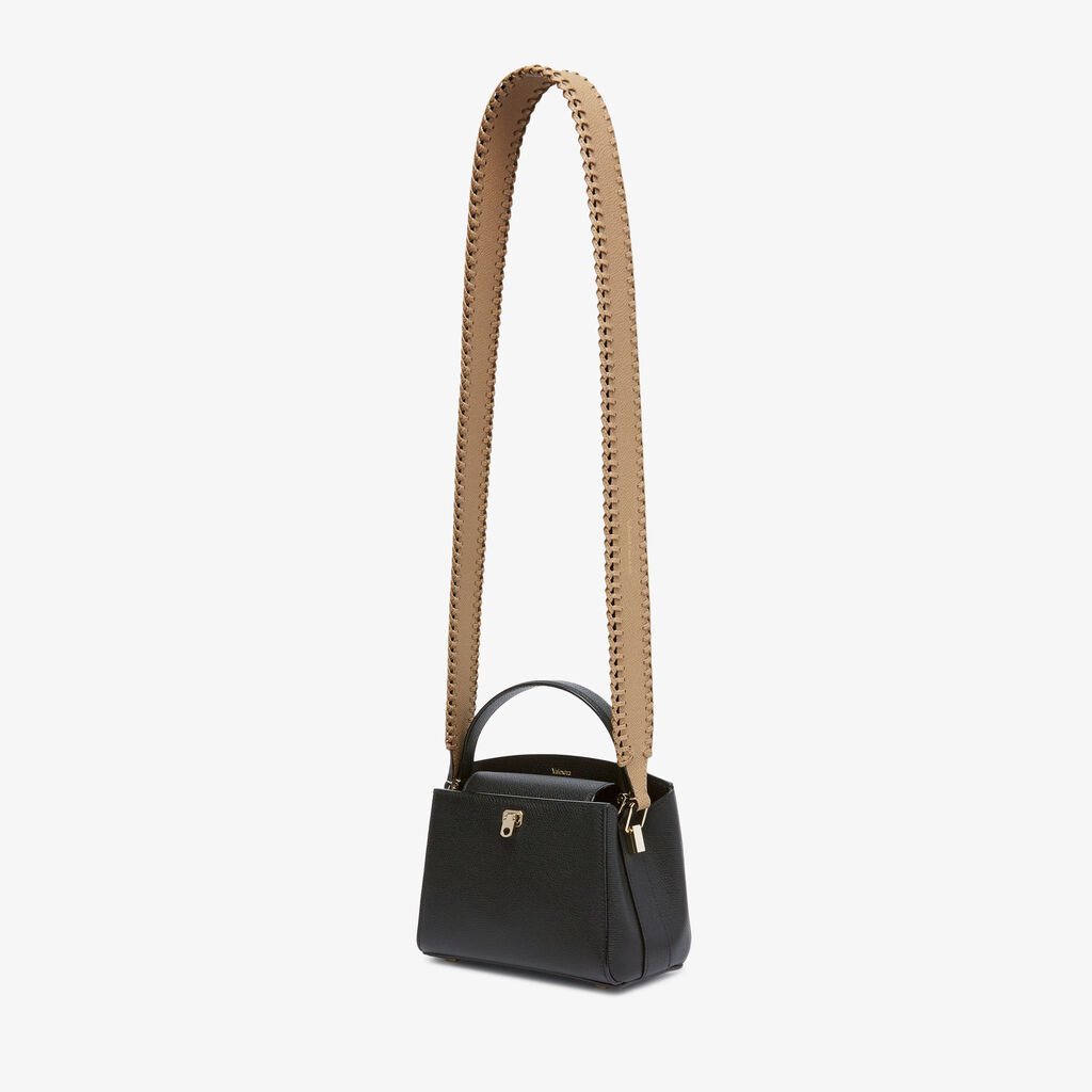 Braided Shoulder Strap - Cashmere Beige - Vitello VS-Infilatura Punto Festone - Valextra - 2