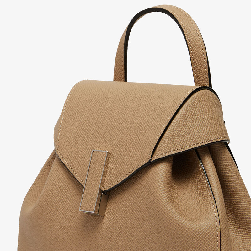 Iside Backpack Mini - Cashmere Beige - Millepunte Soft calf leather - Valextra - 4