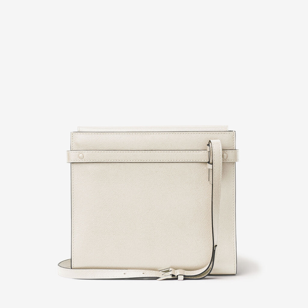 Brera B-Tracollina Crossbody bag - Pergamena White - Vitello VS - Valextra - 4