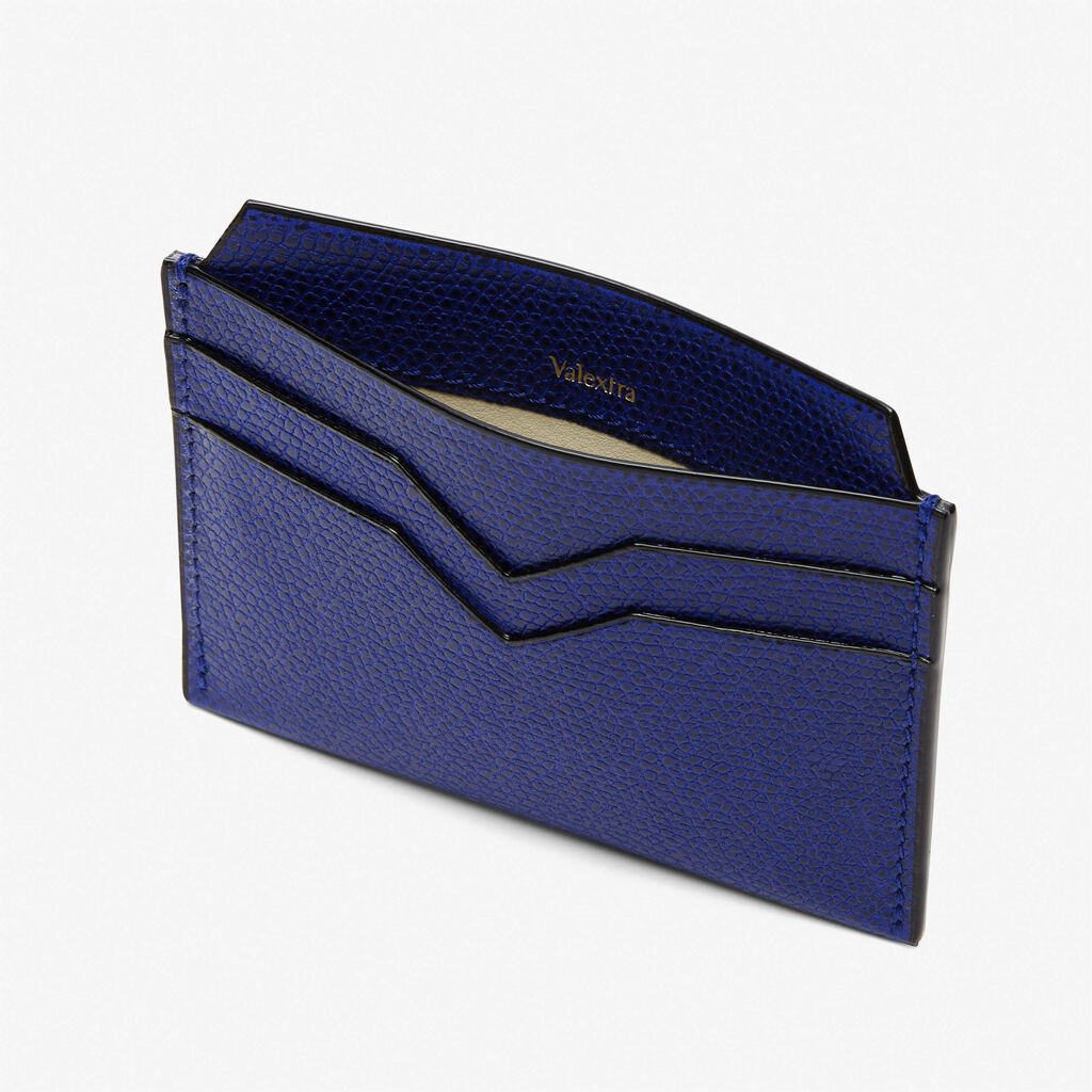 4CC Card Case - Royal Blue - Vitello VS - Valextra - 3