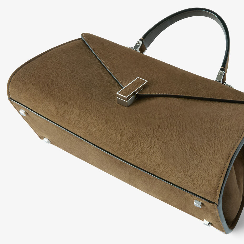 Iside Editor Senso Top Handle Medium Bag -  - Vitello Millepunte Nabuk - Valextra - 4