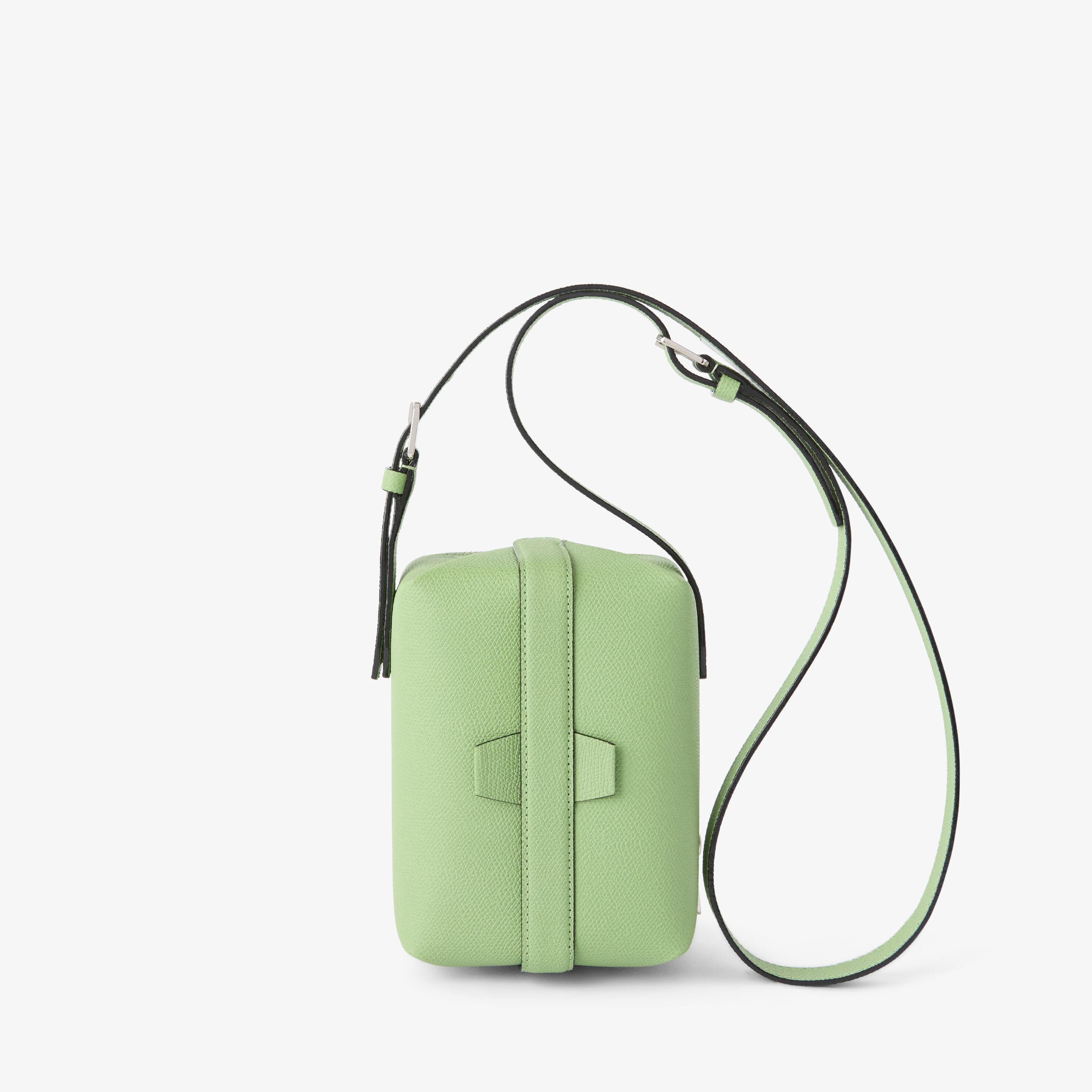Women's Aloe Green Luxury Leather Mini Bag | Valextra Tric Trac