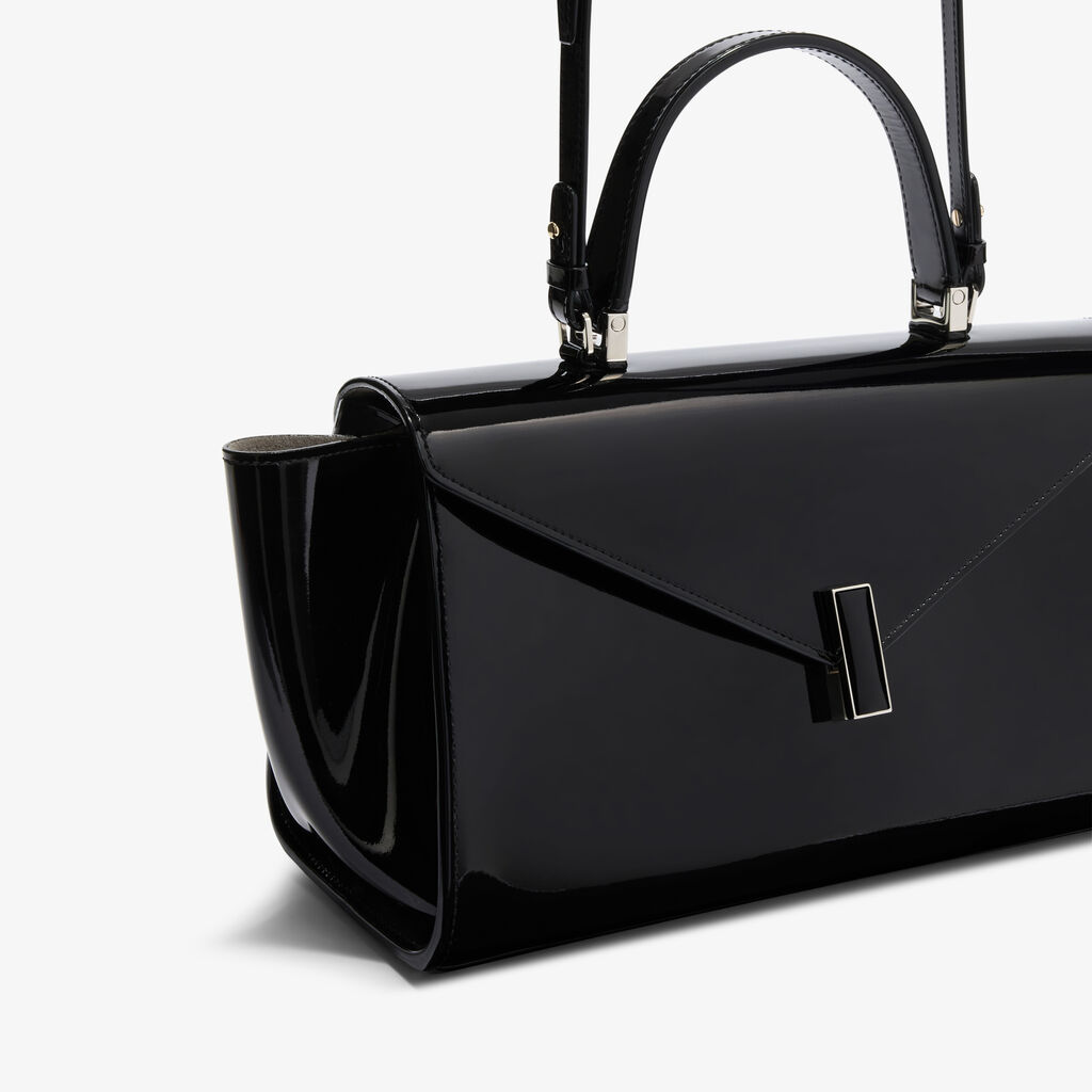 Iside Editor Gloss Top Handle Medium Bag -  - Vitello Chic lucido - Valextra - 5
