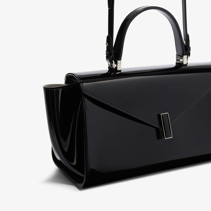 Iside Editor Gloss Top Handle Medium Bag -  - Vitello Chic lucido - Valextra - 5