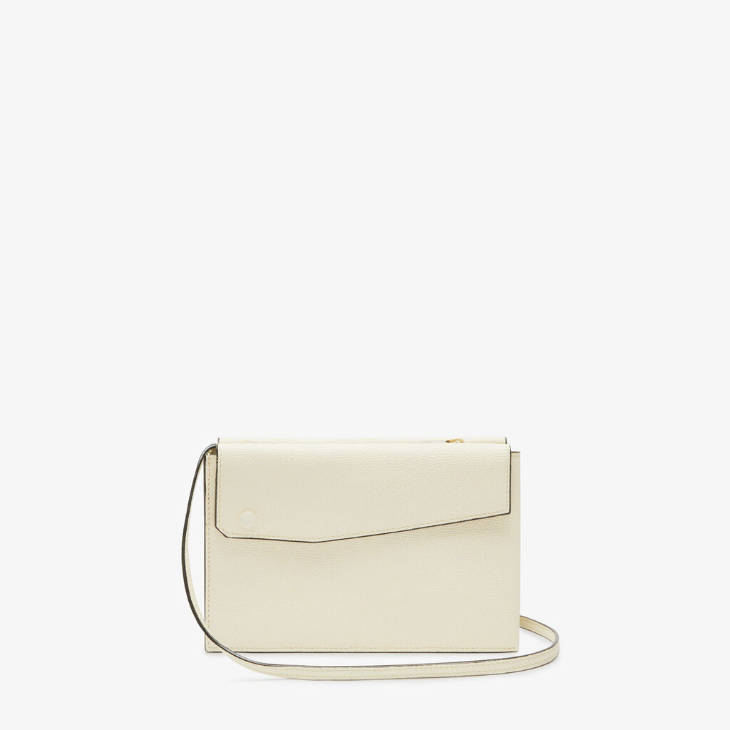 Pocket Slim crossbody bag - Pergamena White - Vitello VS - Valextra - 6