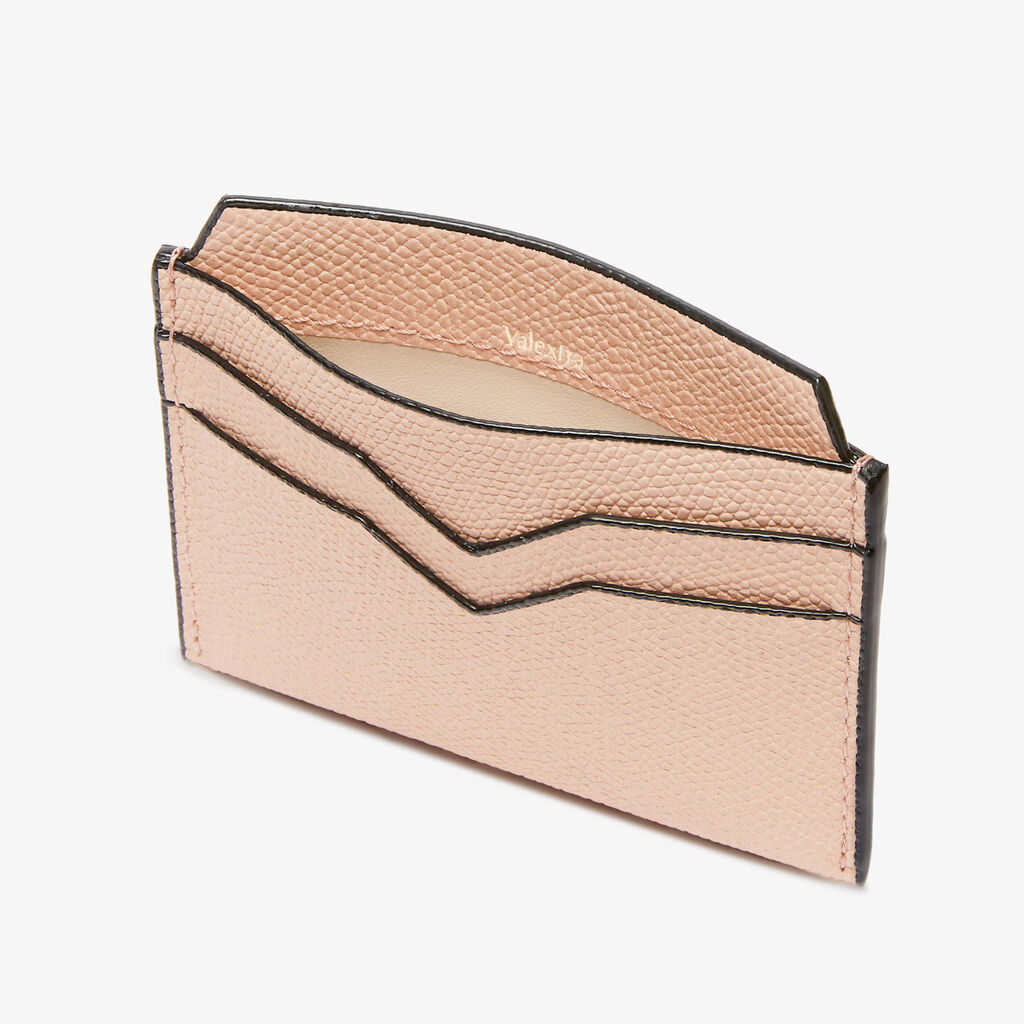 4CC Card Case - Bonne Mine Pink - Vitello VS - Valextra - 2